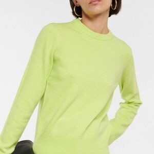 Lime Green Womens Sweater Small Y2k Top chartreuse